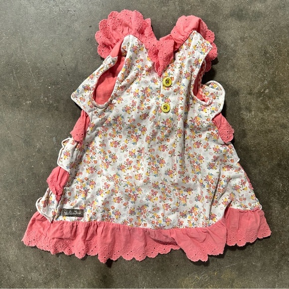 Matilda Jane 4 Permission Slip Tunic Girl's Pink Ruffle Top - Picture 4 of 6